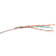 Кабель UTP Solid cat. 5E 4x2 24AWG CU 0.50mm PVC белый 